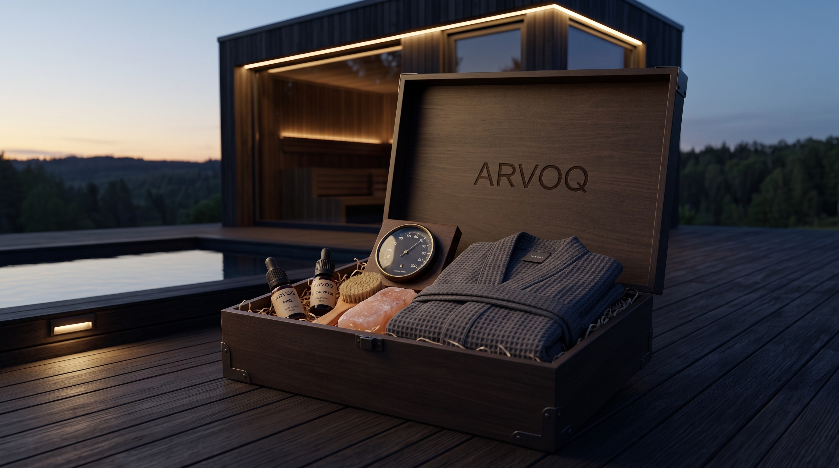 ARVOQ Premium Wooden Gift Box